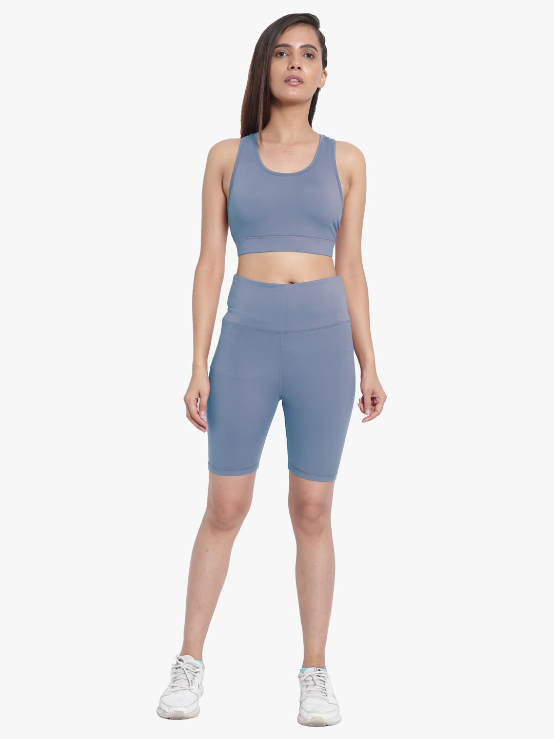 

Wearjukebox Easy Breezy Shorts & Sports Bra, Grey