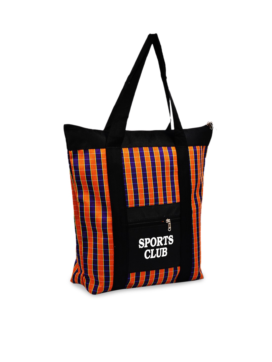

Adbeni Striped Shopper Tote Bag, Rust