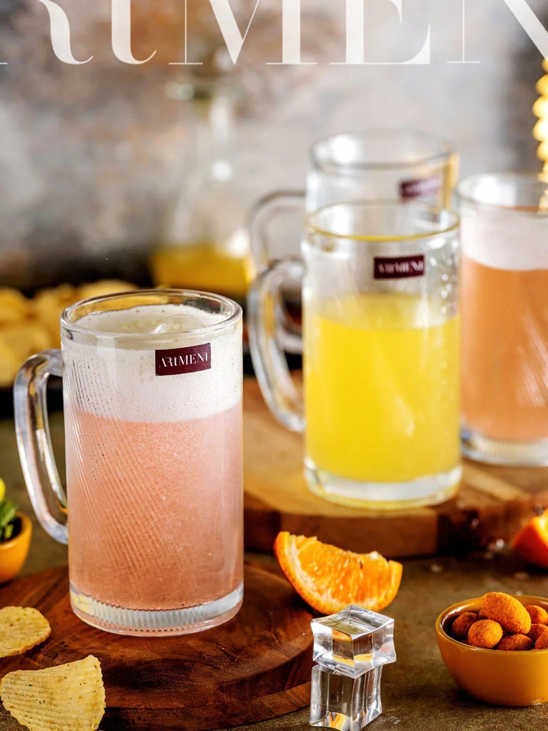 

THE ARTMENT Transparent 8 Pcs Beer Glasses