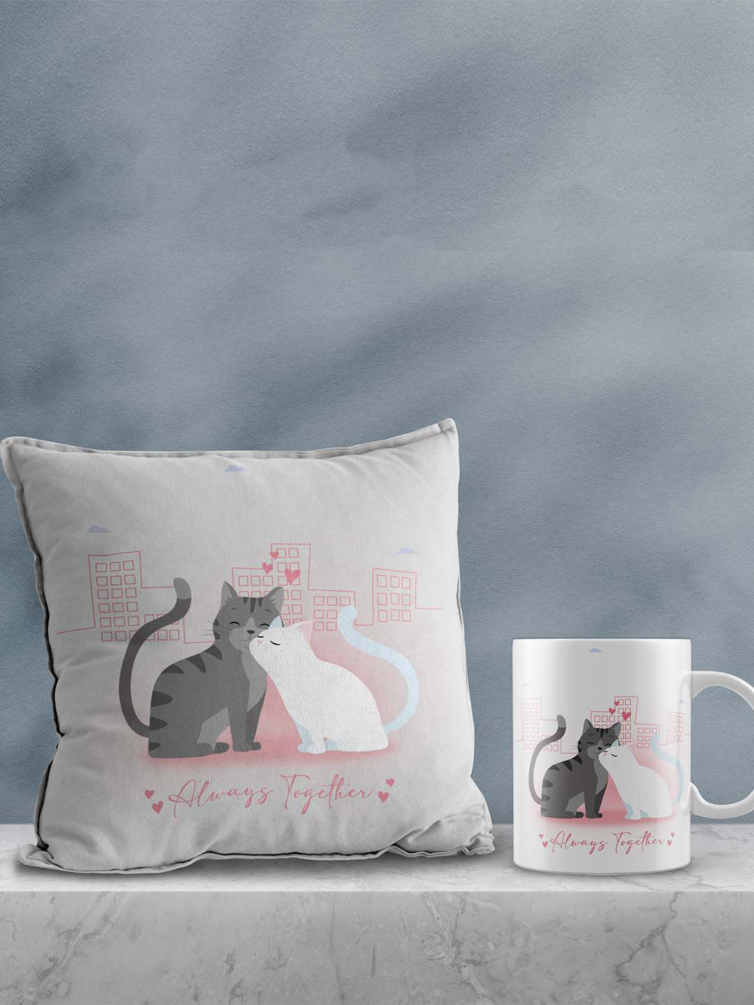 

eCraftIndia White & Pink 2 Pcs Valentine Gift Set