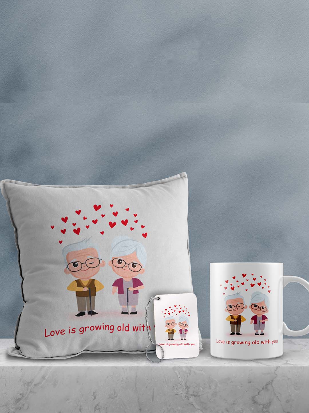 

eCraftIndia White & Red 3 Pcs Valentine Gift Set