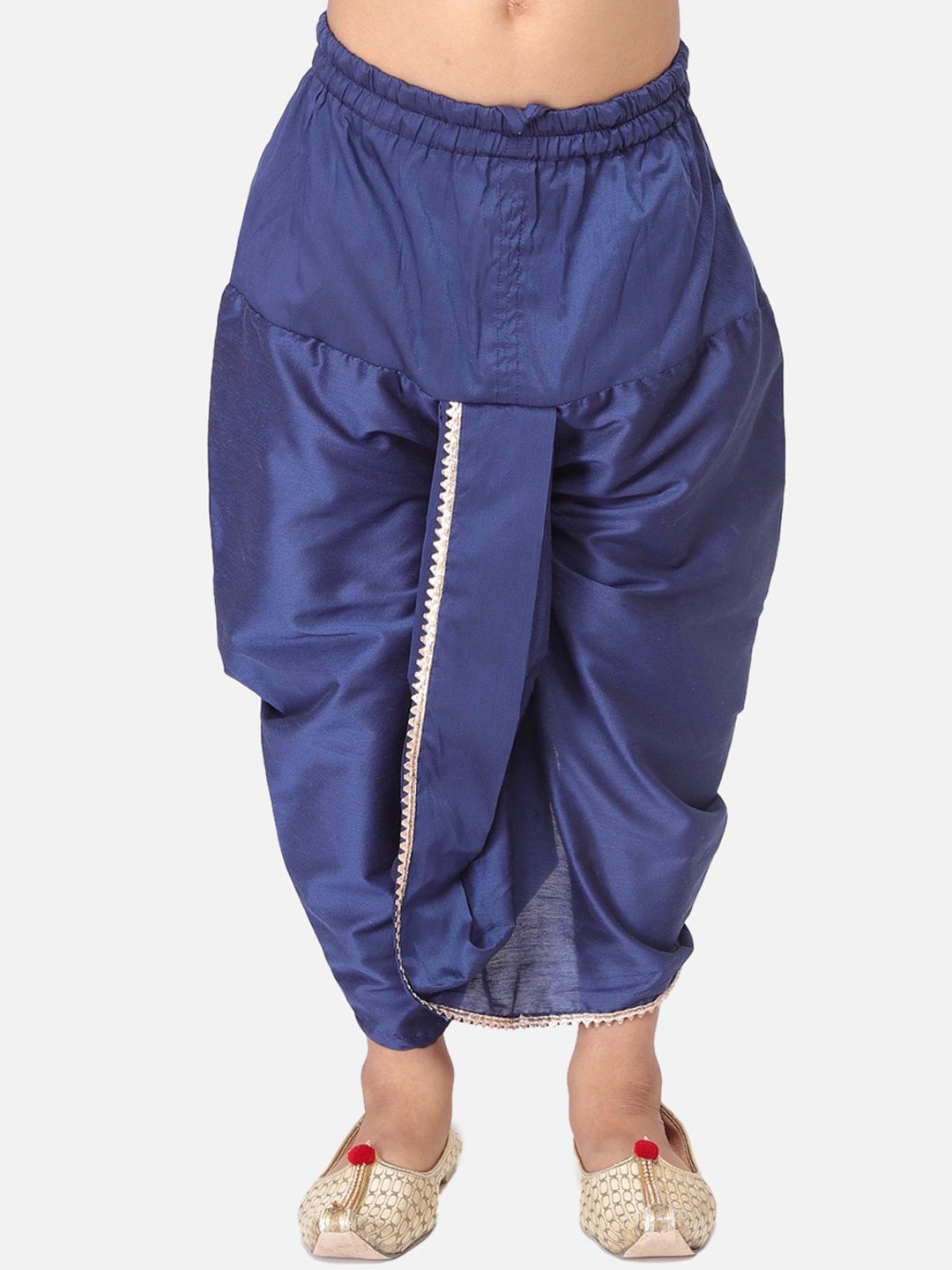 

TABARD Boys Mid-Rise Cotton Dhoti Pant, Blue