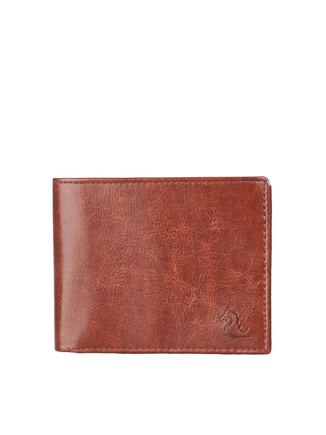 

Kara Men Textured Two Fold Wallet, Tan