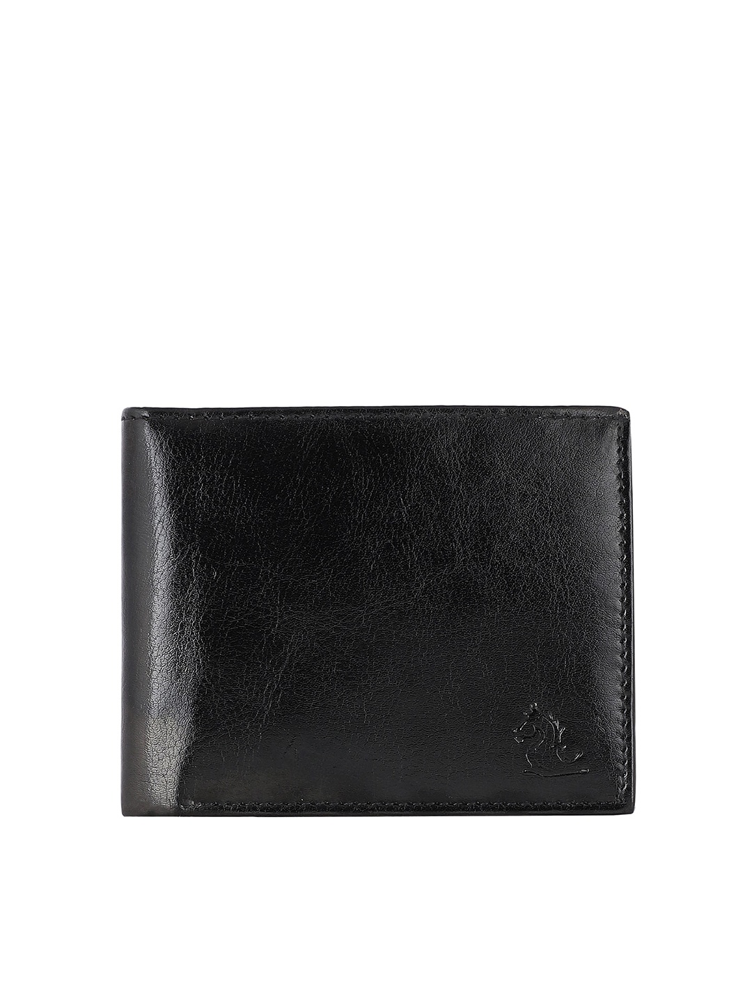

Kara Men Solid Two Fold Wallet, Black