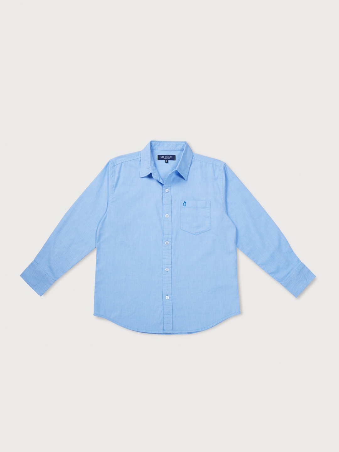 

Gini and Jony Boys Casual Cotton Shirt, Blue