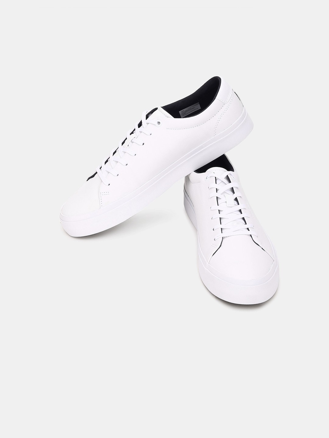 

Tommy Hilfiger Men Leather Lace-Ups Sneakers, White