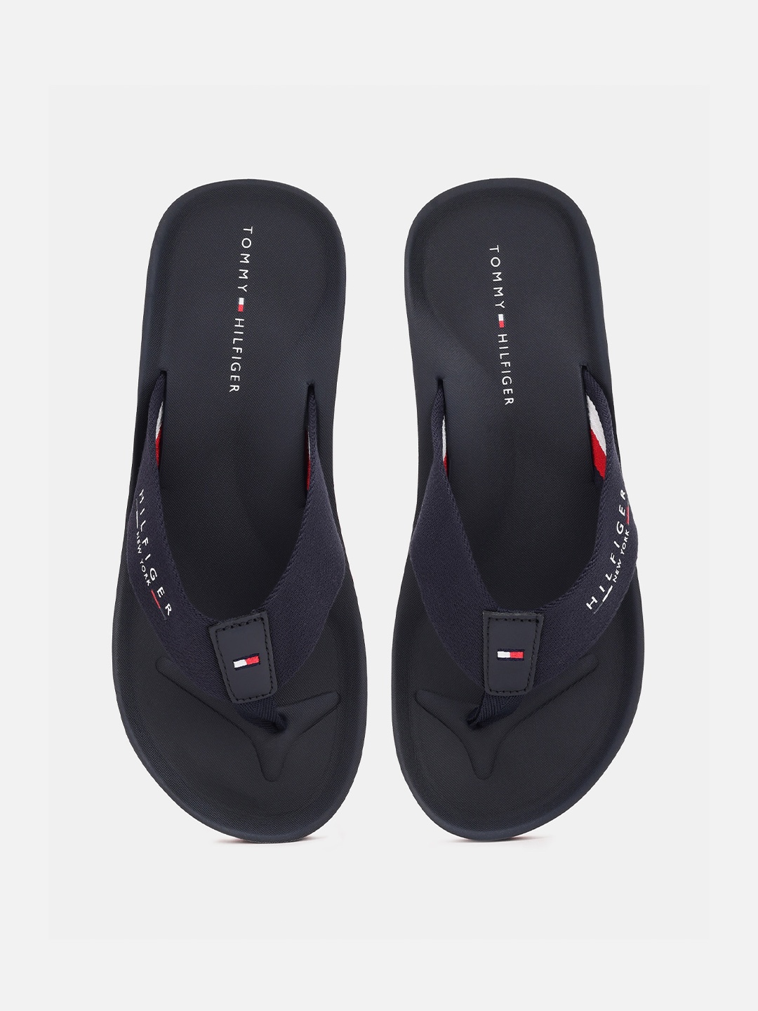 

Tommy Hilfiger Men Printed Thong Flip-Flops, Navy blue