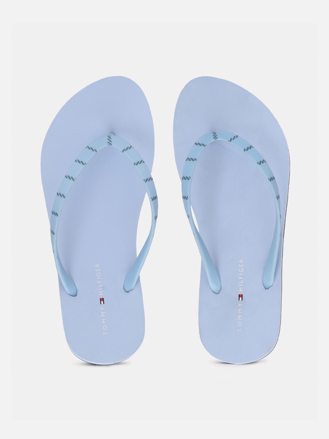

Tommy Hilfiger Women Striped Thong Flip-Flops, Blue