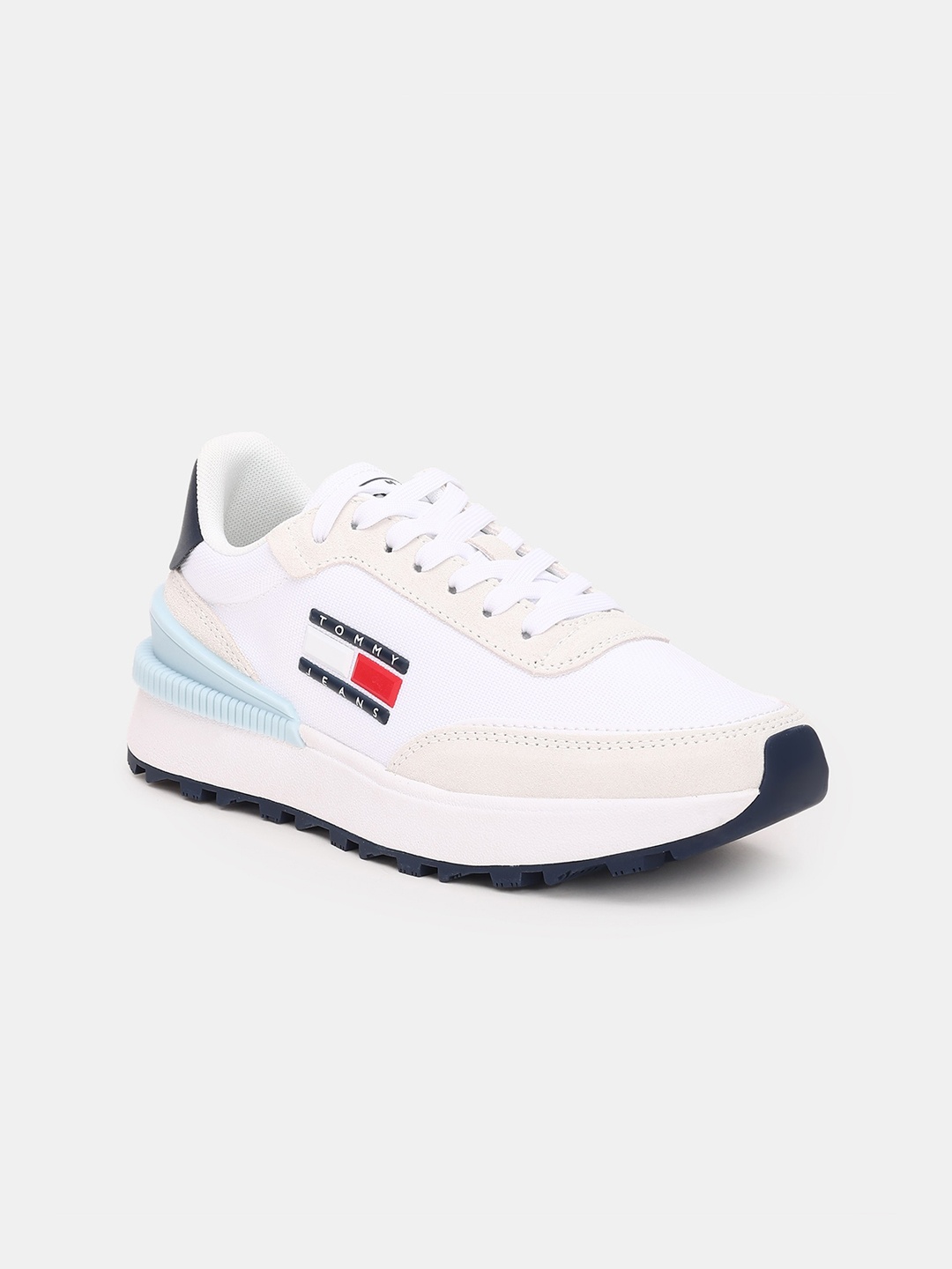 

Tommy Hilfiger Women Colourblocked Sneakers, White