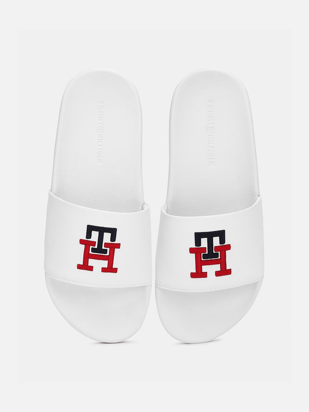 

Tommy Hilfiger Women Printed Sliders, White