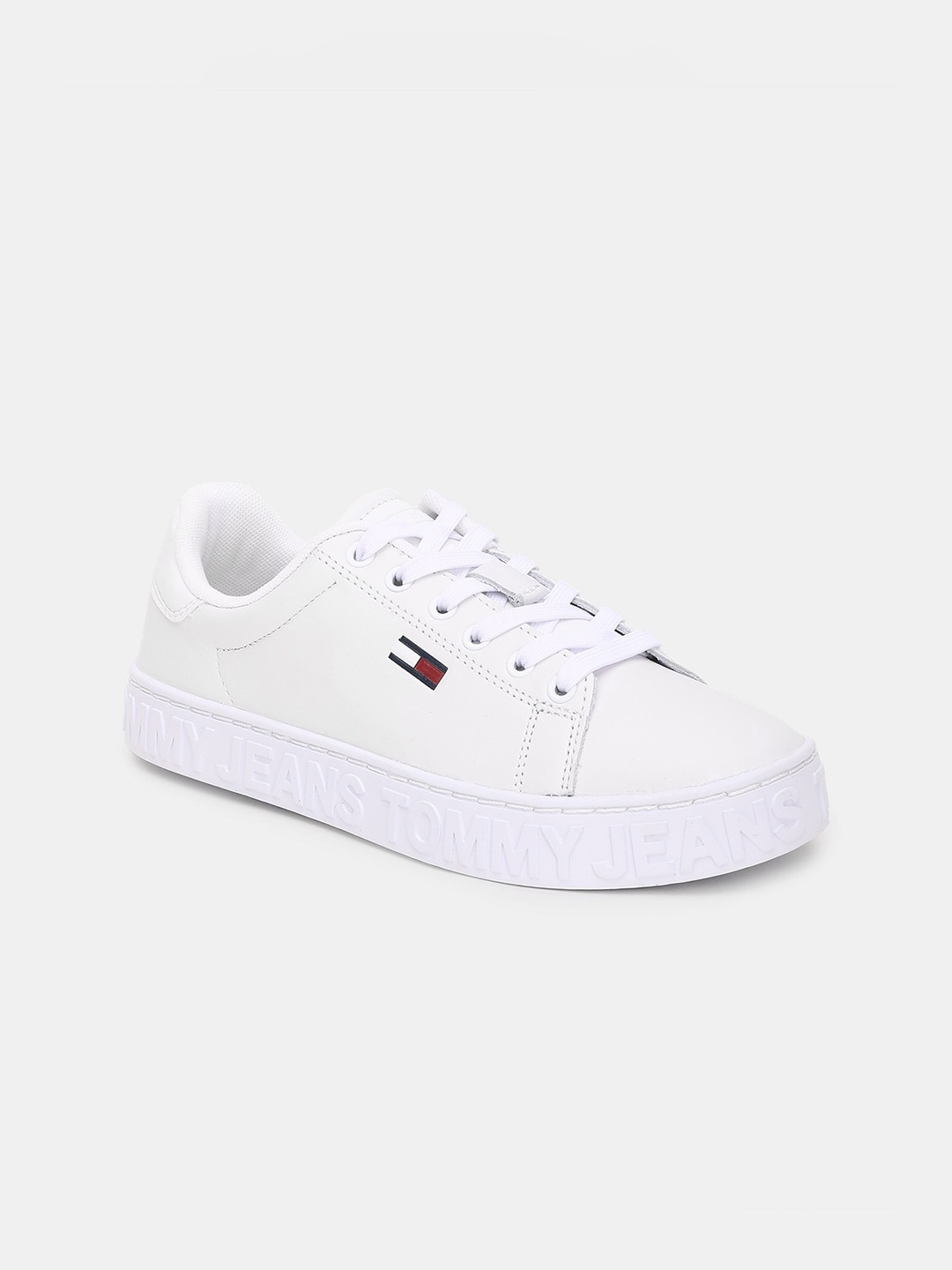 

Tommy Hilfiger Women Leather Sneakers, Off white