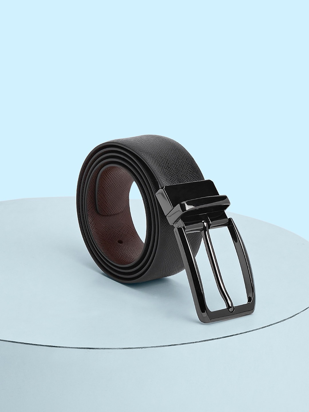 

BYFORD by Pantaloons Men Leather Formal Belt, Black