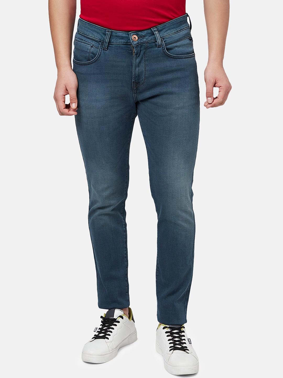 

SF JEANS by Pantaloons Men Light Fade Skinny Fit Jeans, Grey