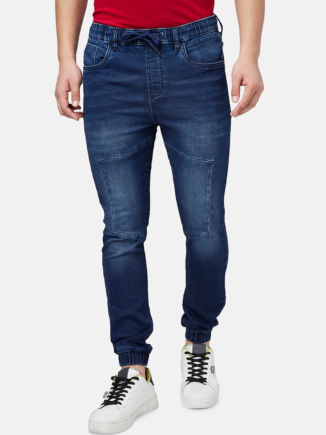 

SF JEANS by Pantaloons Men Light Fade Joggers, Blue