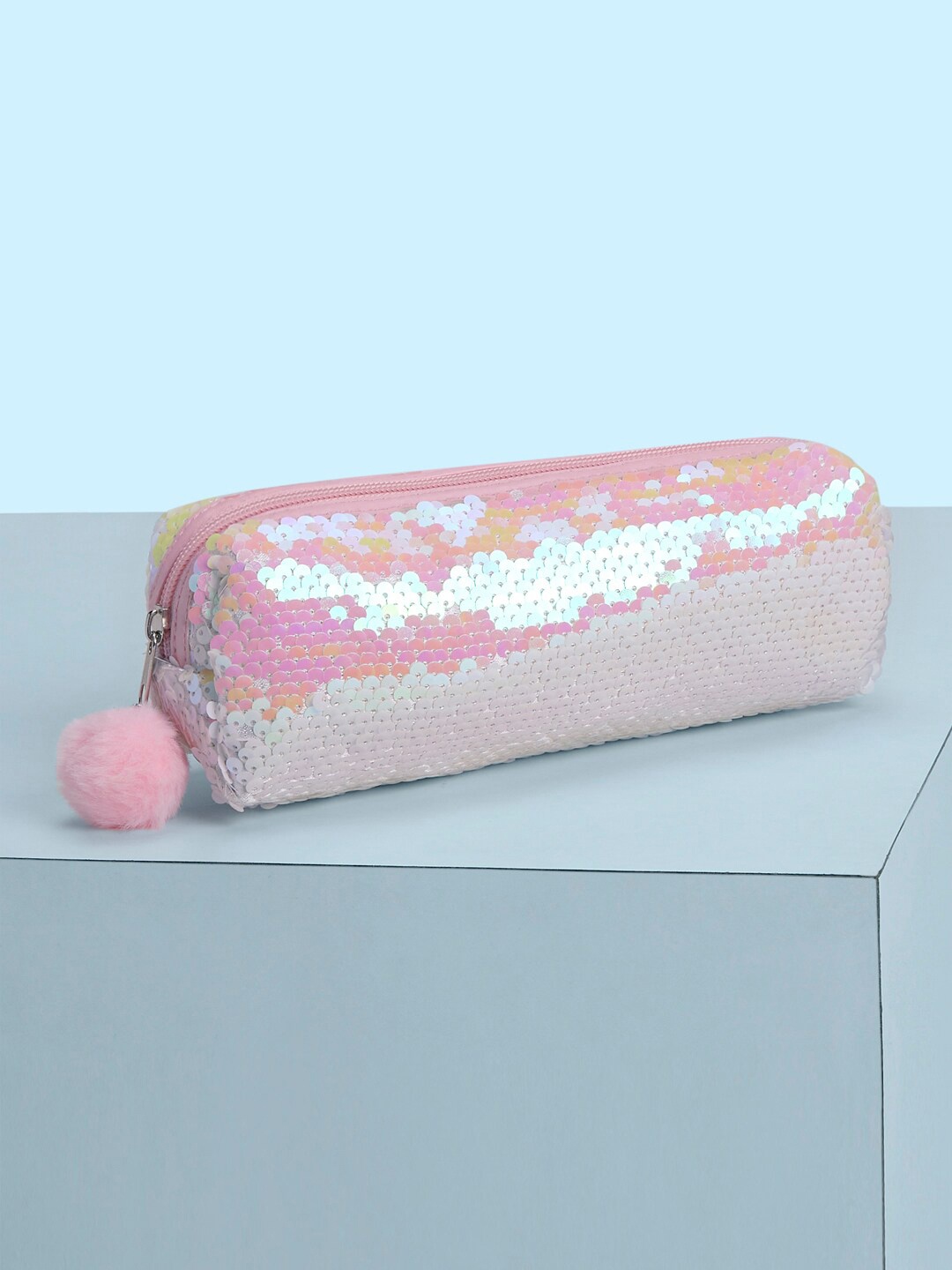 

Forever Glam by Pantaloons Women Embellished Travel Pouch, Pink