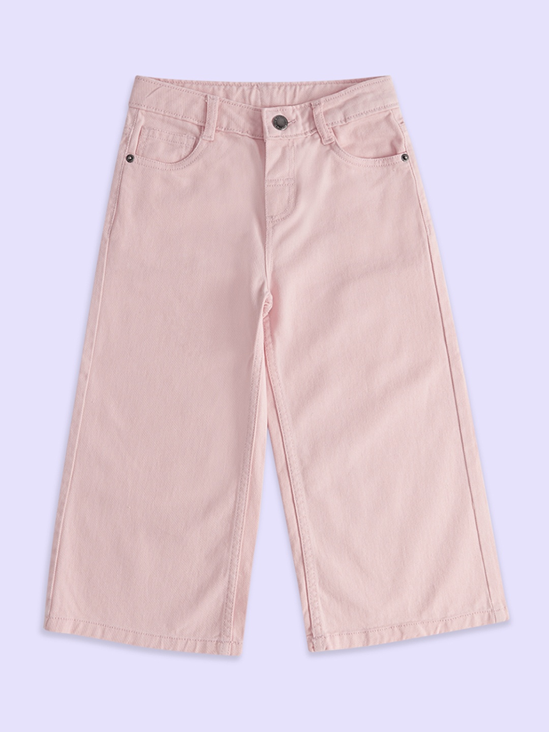 

Pantaloons Junior Girls Cotton Regular Fit Mid-Rise Jeans, Pink