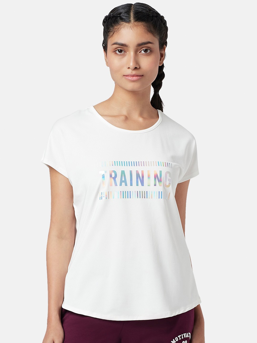 

Ajile by Pantaloons Typography Printed T-shirt, White