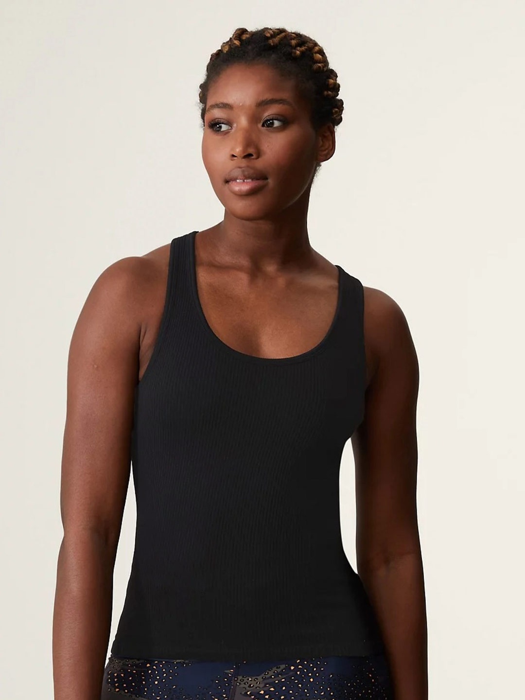 

Marks & Spencer Scoop Neck Tank Top, Black