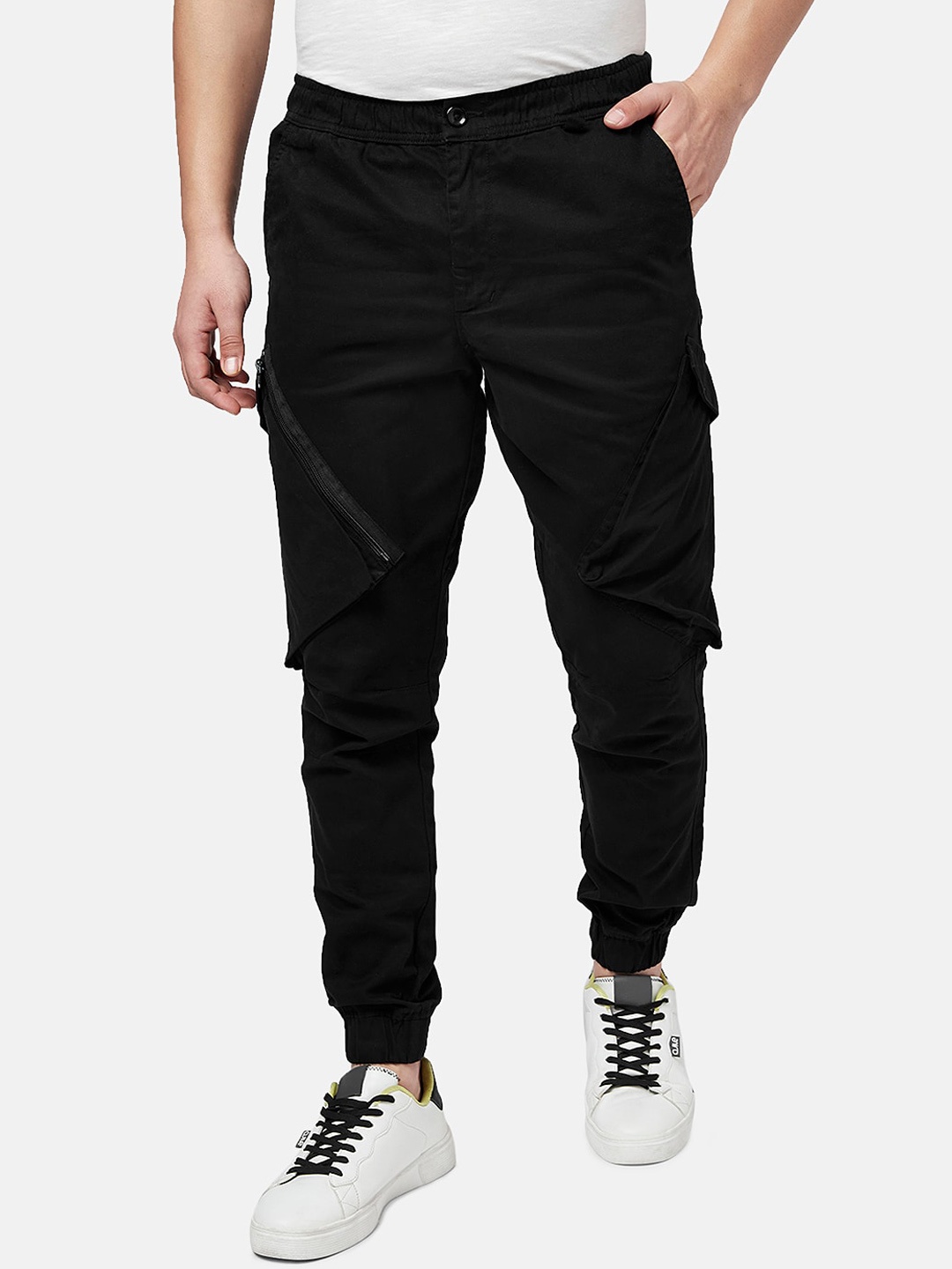 

People Men Mid-Rise Joggers, Black