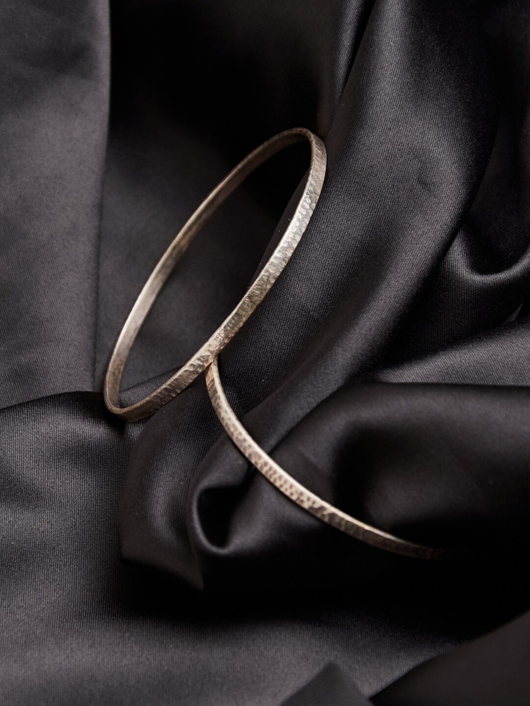

Fabindia Set Of 2 92.5 Sterling Silver Tribal Bangles