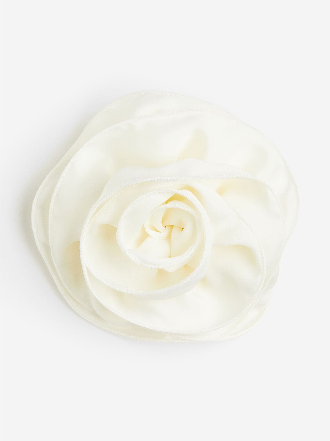 

H&M Women Flower-Shaped Hair Clip, Off white