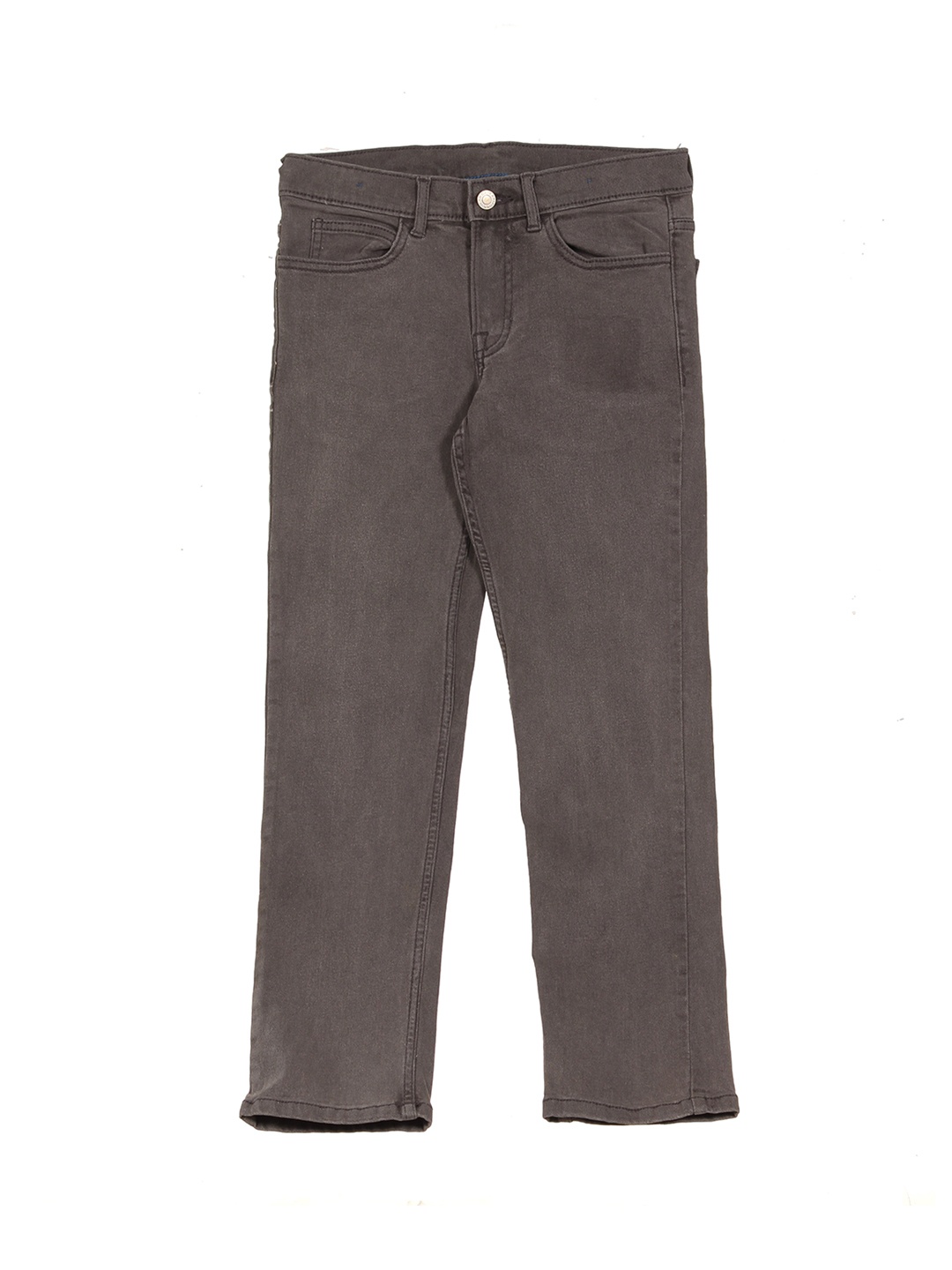 

Lil Lollipop Boys Straight Fit Pure Cotton Jeans, Brown