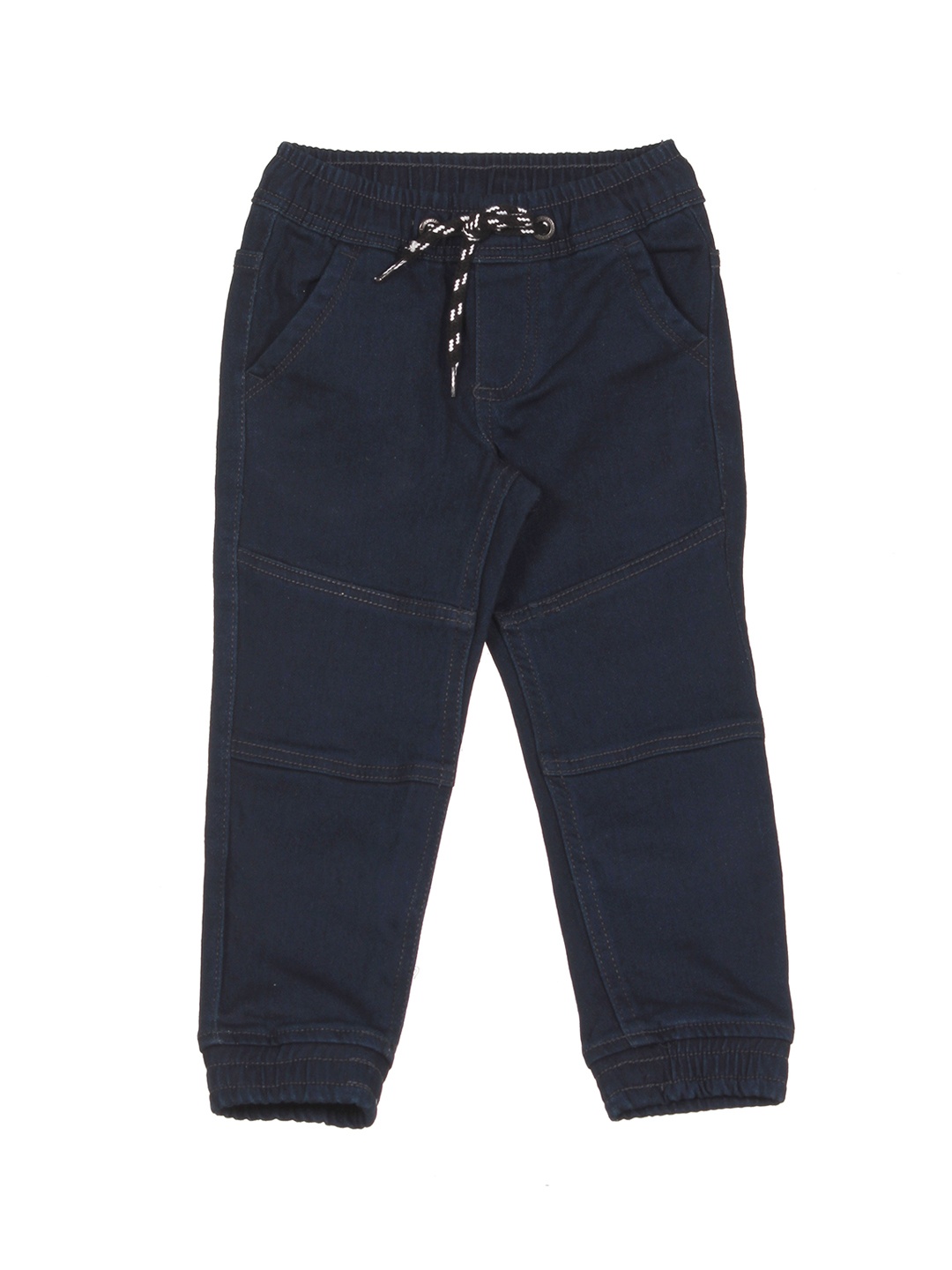 

Lil Lollipop Kids Straight Fit Pure Cotton Joggers, Navy blue