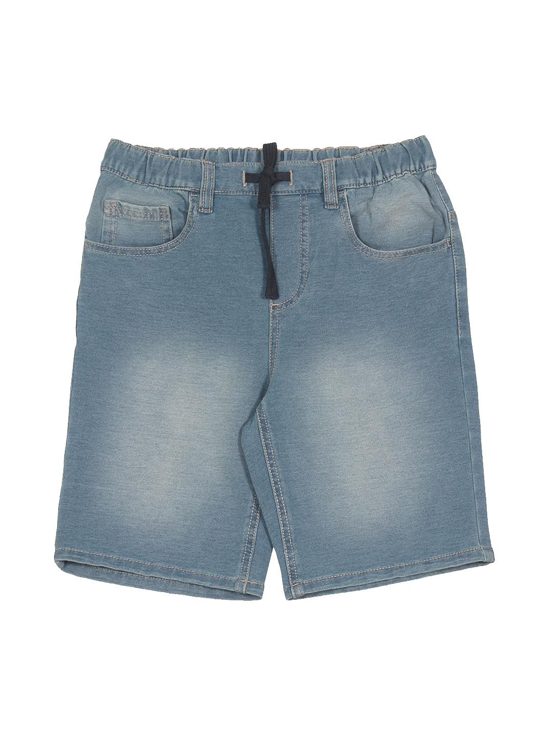 

Lil Lollipop Kids Cotton Denim Shorts, Blue