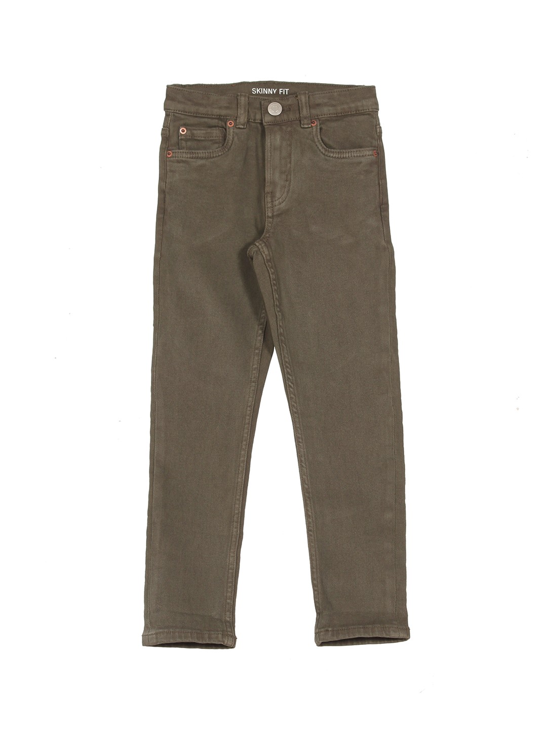 

Lil Lollipop Kids Slim Fit Pure Cotton Jeans, Green