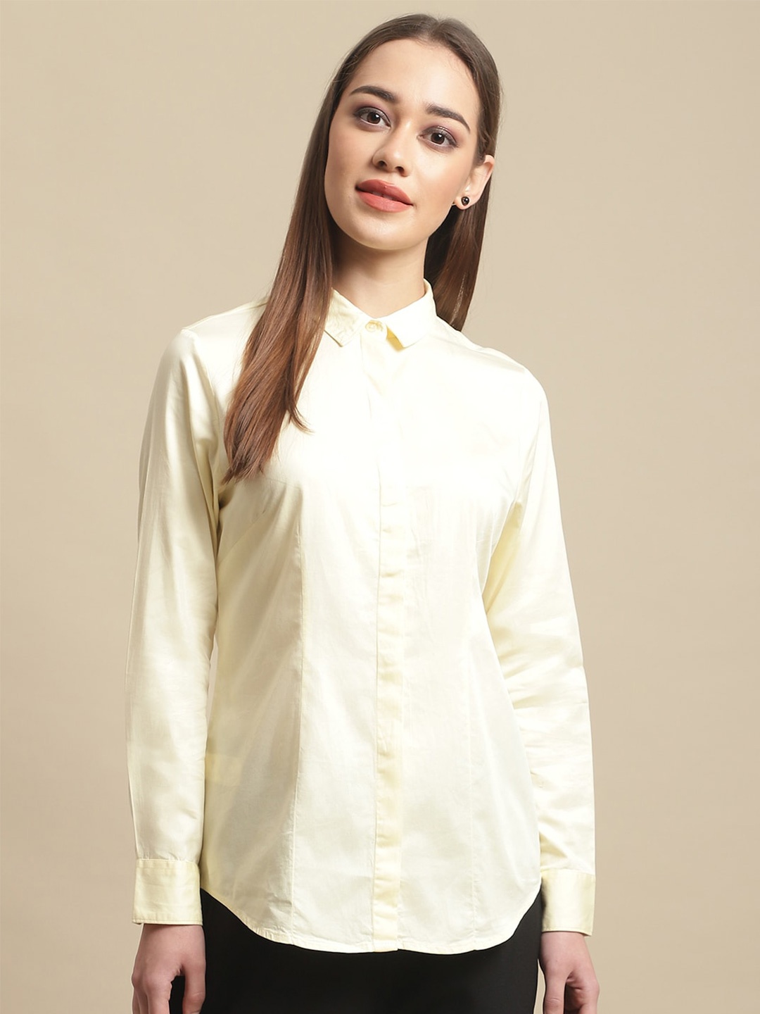 

Cantabil Women Formal Shirt, Yellow