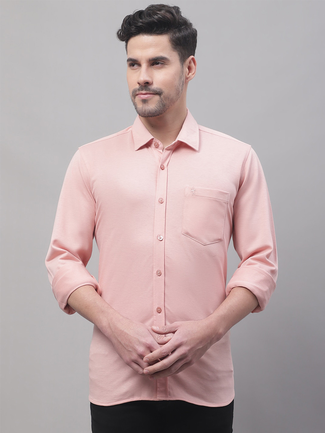 

Cantabil Men Casual Shirt, Pink