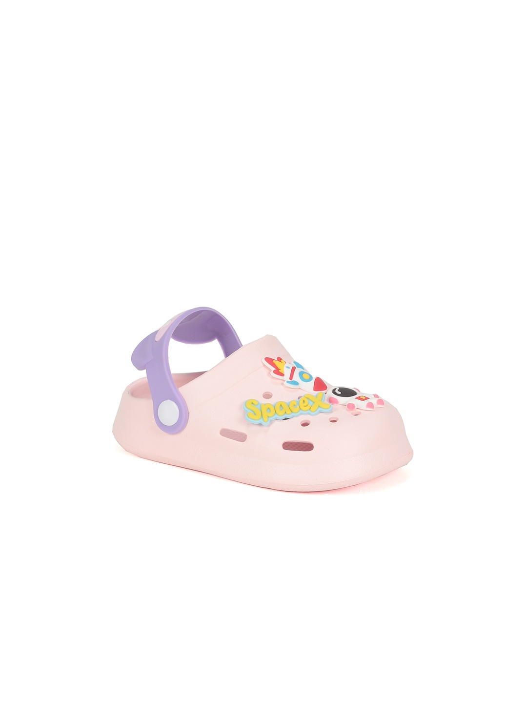

Lil Lollipop Kids Applique Detail Anti-Slip Rubber Clogs, Pink