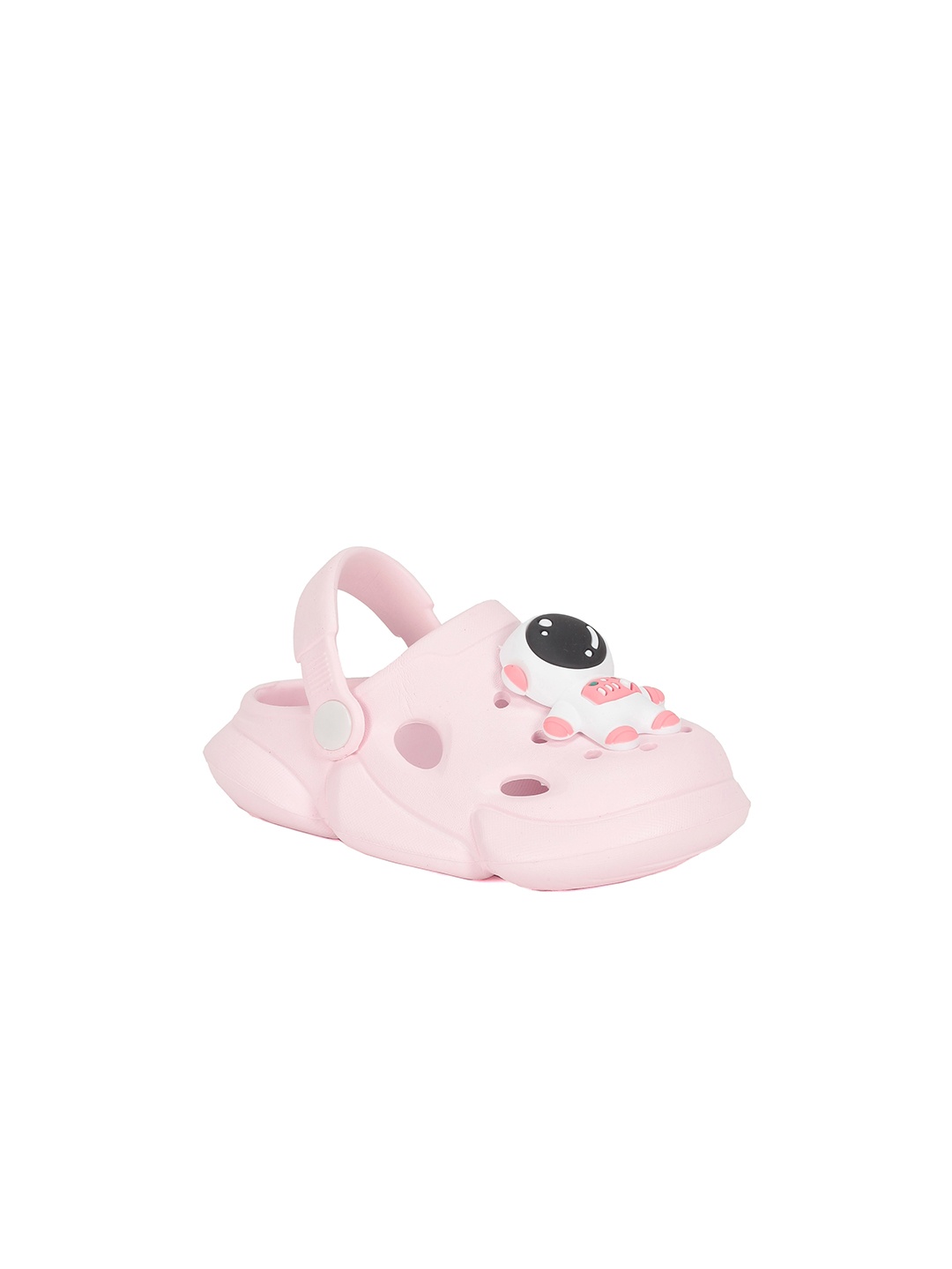 

Lil Lollipop Kids Astronaut Applique Anti-Slip Clogs, Pink