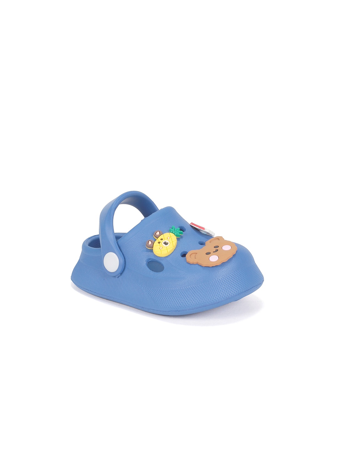 

Lil Lollipop Kids Animal Applique Anti-Slip Clogs, Navy blue