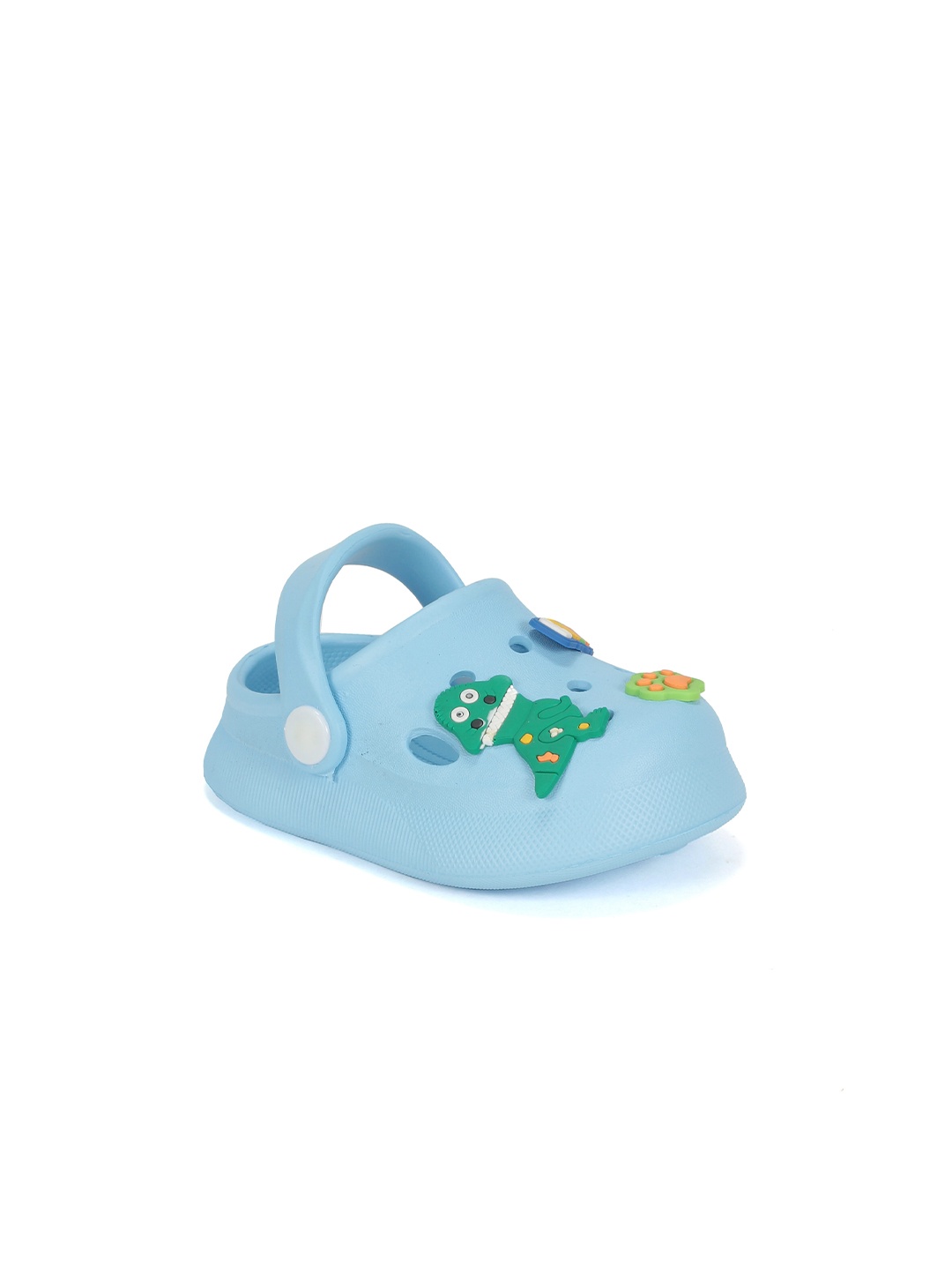 

Lil Lollipop Kids Applique Detail Anti-Slip Rubber Clogs, Blue