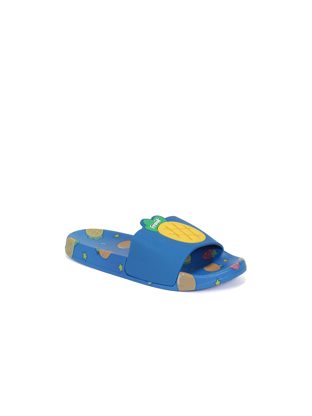 

Lil Lollipop Kids Printed Rubber Sliders, Navy blue