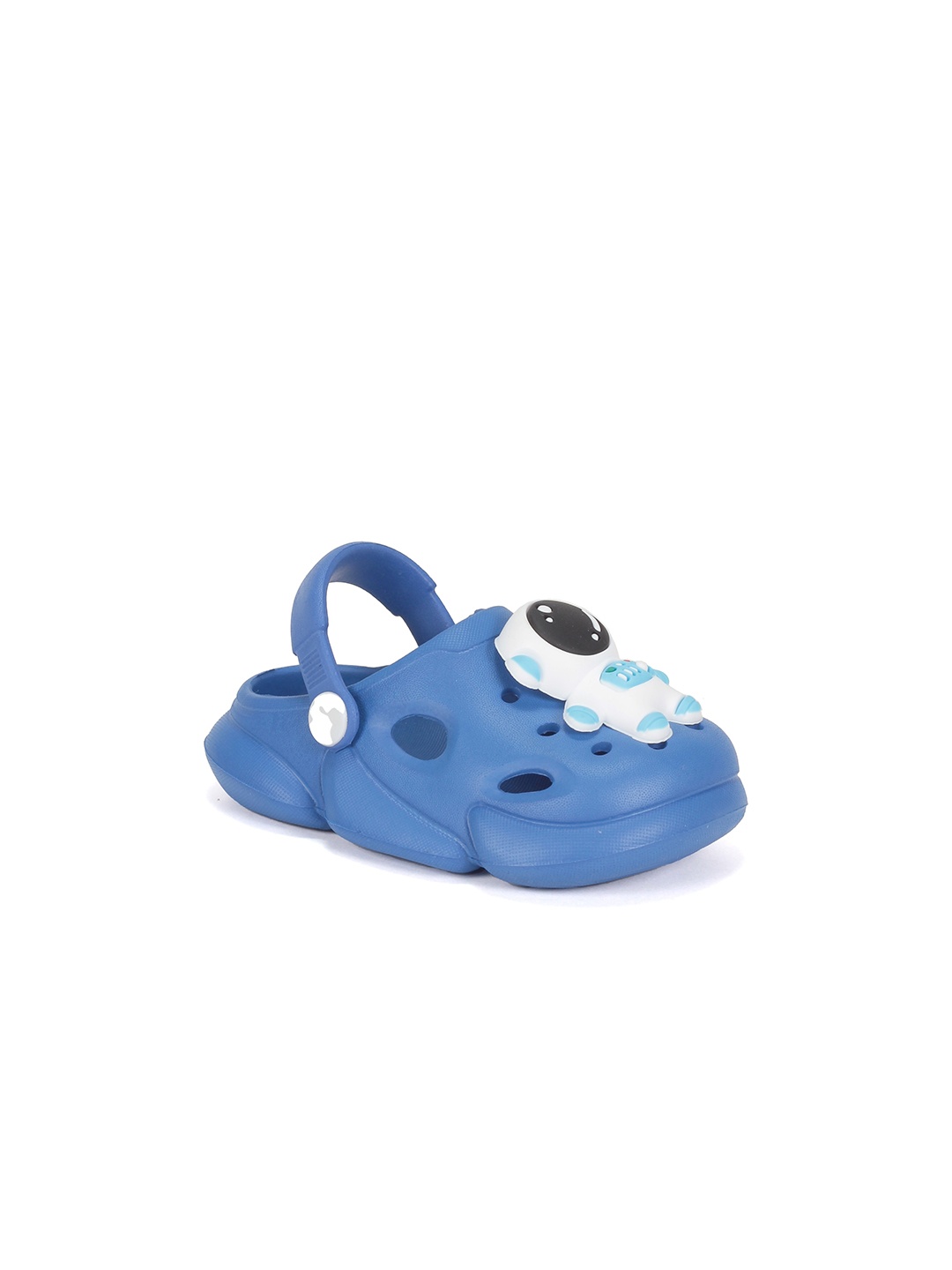 

Lil Lollipop Kids Astronaut Applique Anti-Slip Clogs Sandals, Navy blue