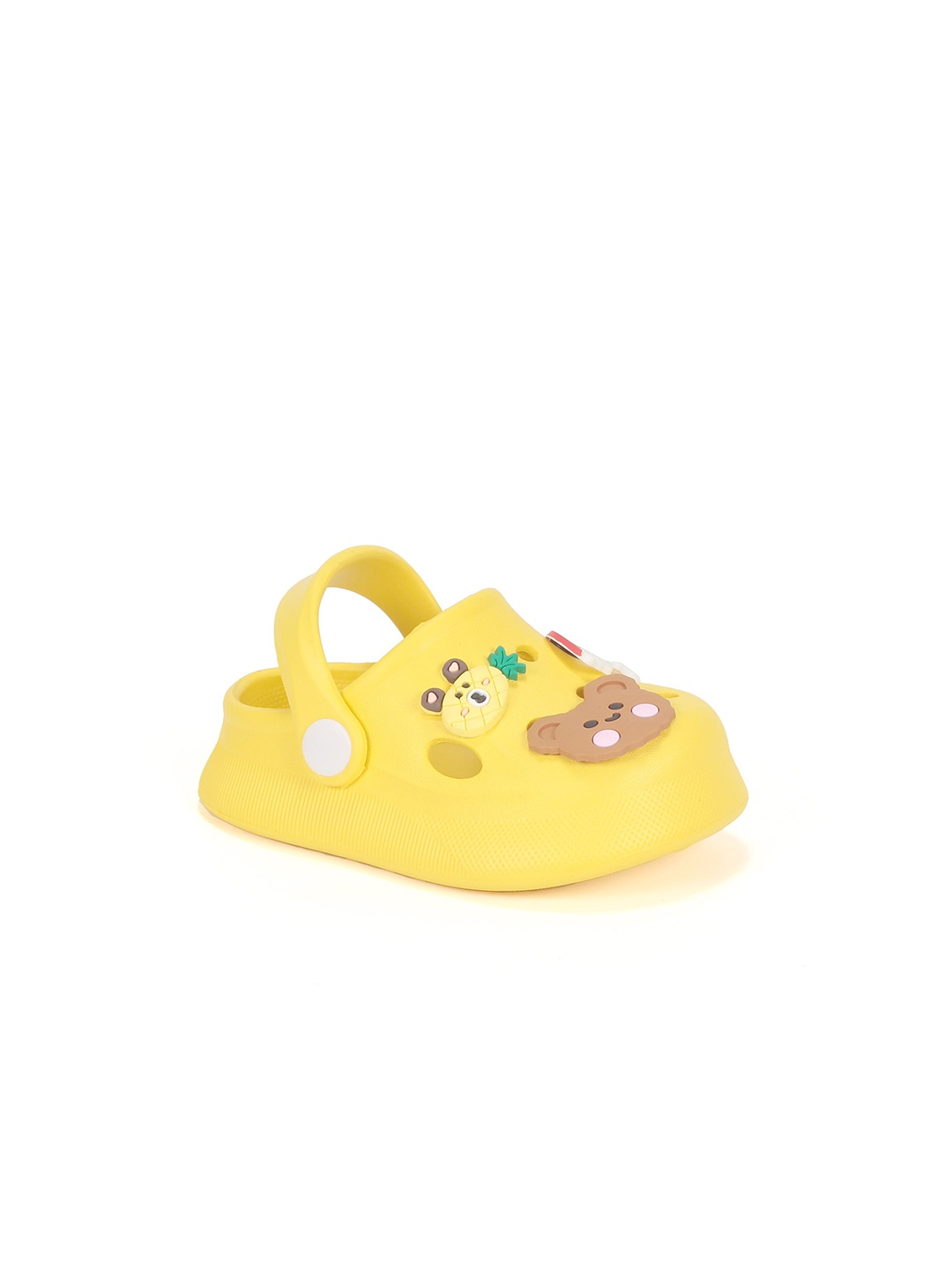 

Lil Lollipop Kids Applique Detail Anti-Slip Rubber Clogs, Yellow