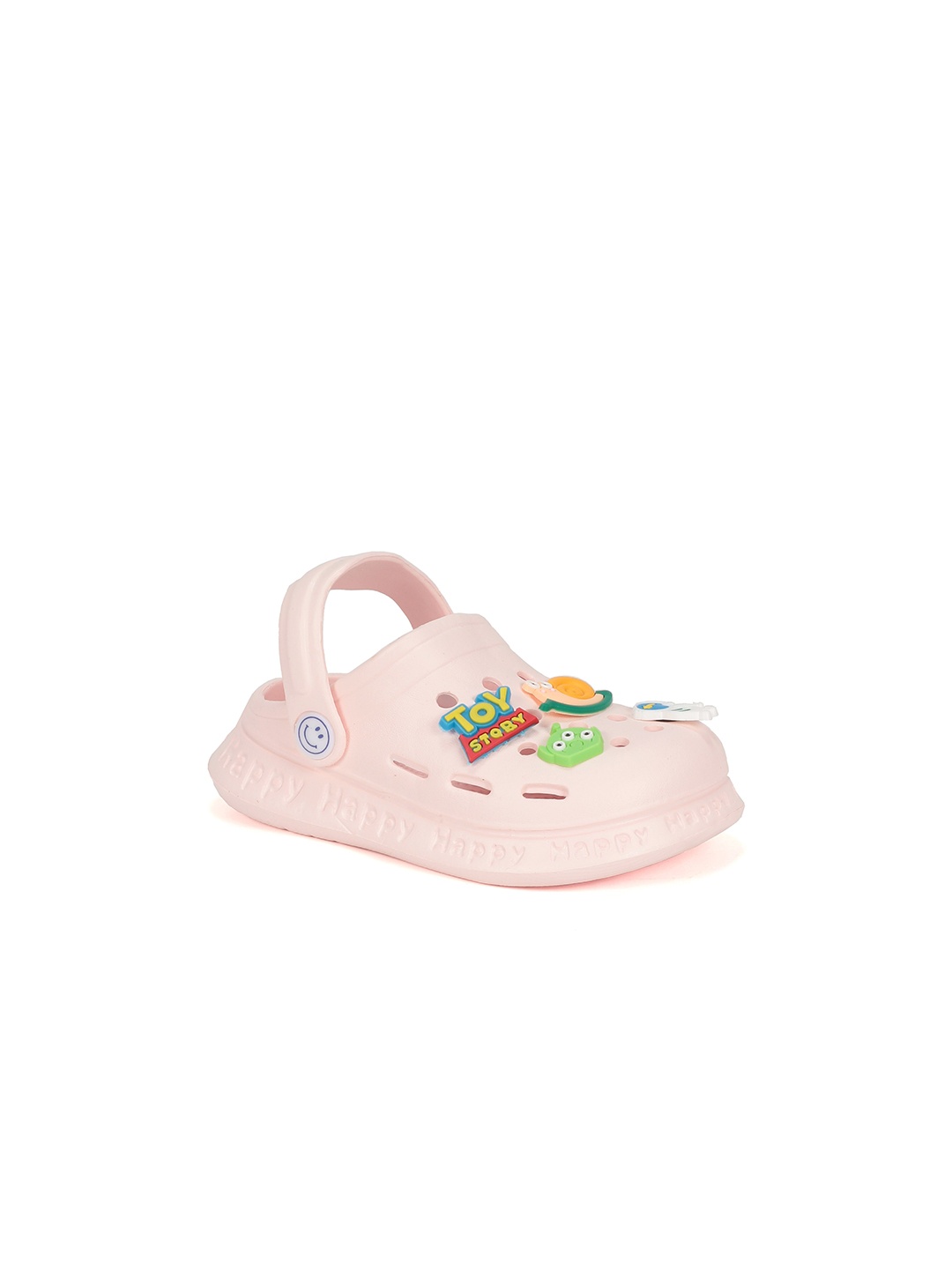 

Lil Lollipop Kids Applique Detail Anti-Slip Rubber Clogs, Pink