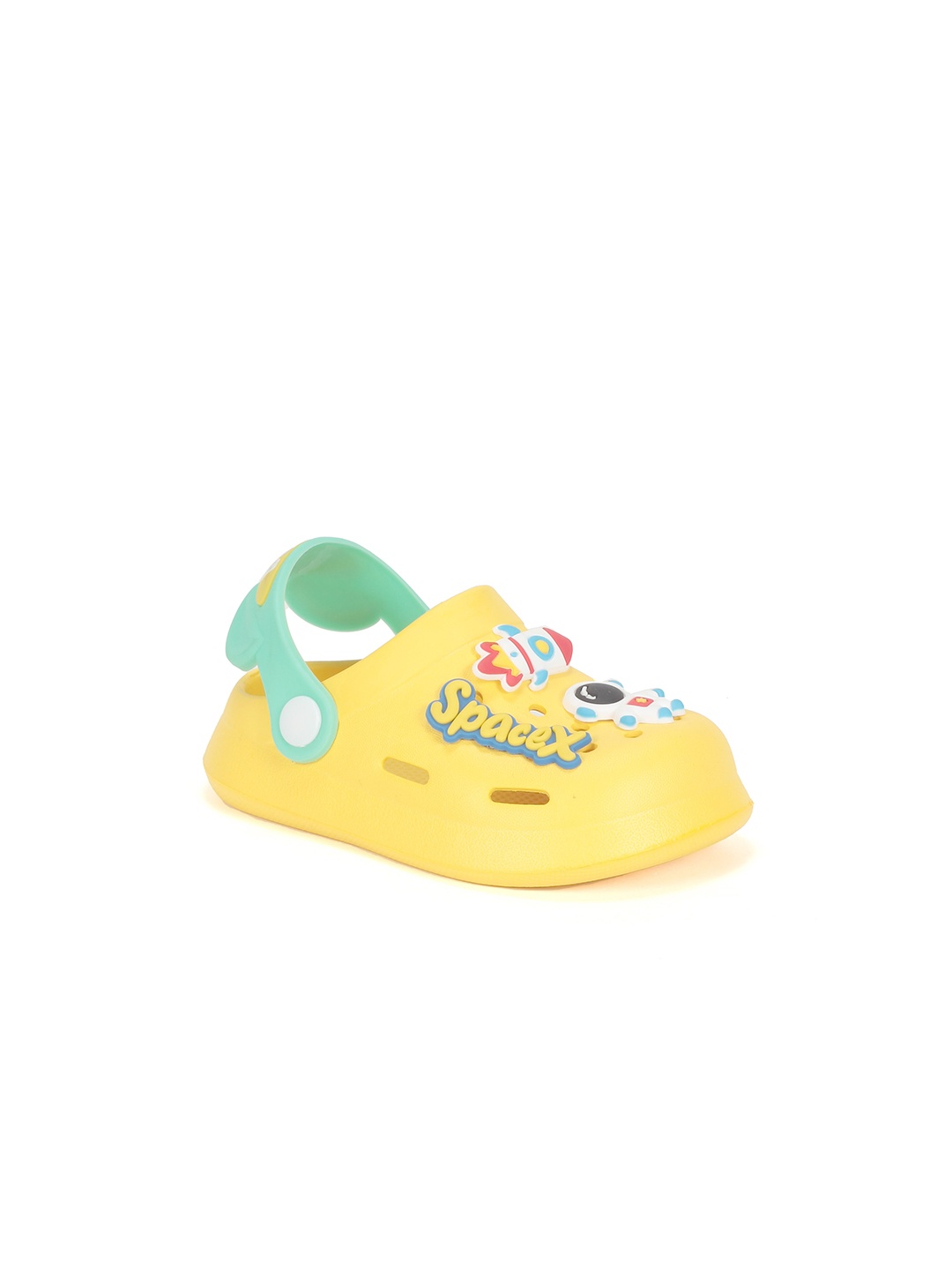 

Lil Lollipop Kids Applique Detail Anti-Slip Rubber Clogs, Yellow