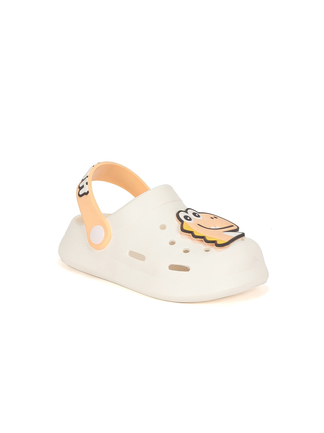 

Lil Lollipop Kids Applique Detail Anti-Slip Rubber Clogs, White