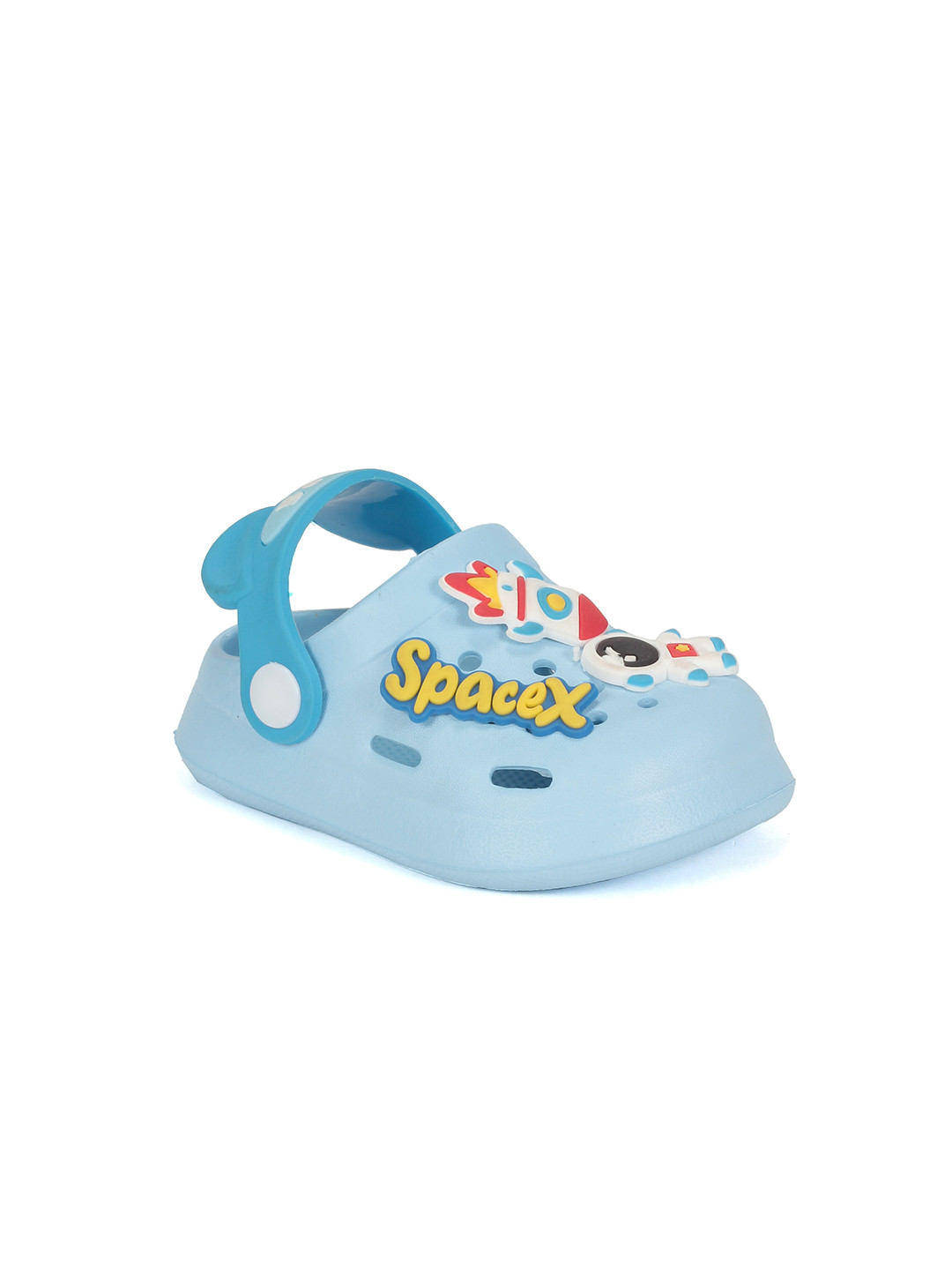 

Lil Lollipop Kids Baby Space Applique Anti-Slip Clogs, Blue