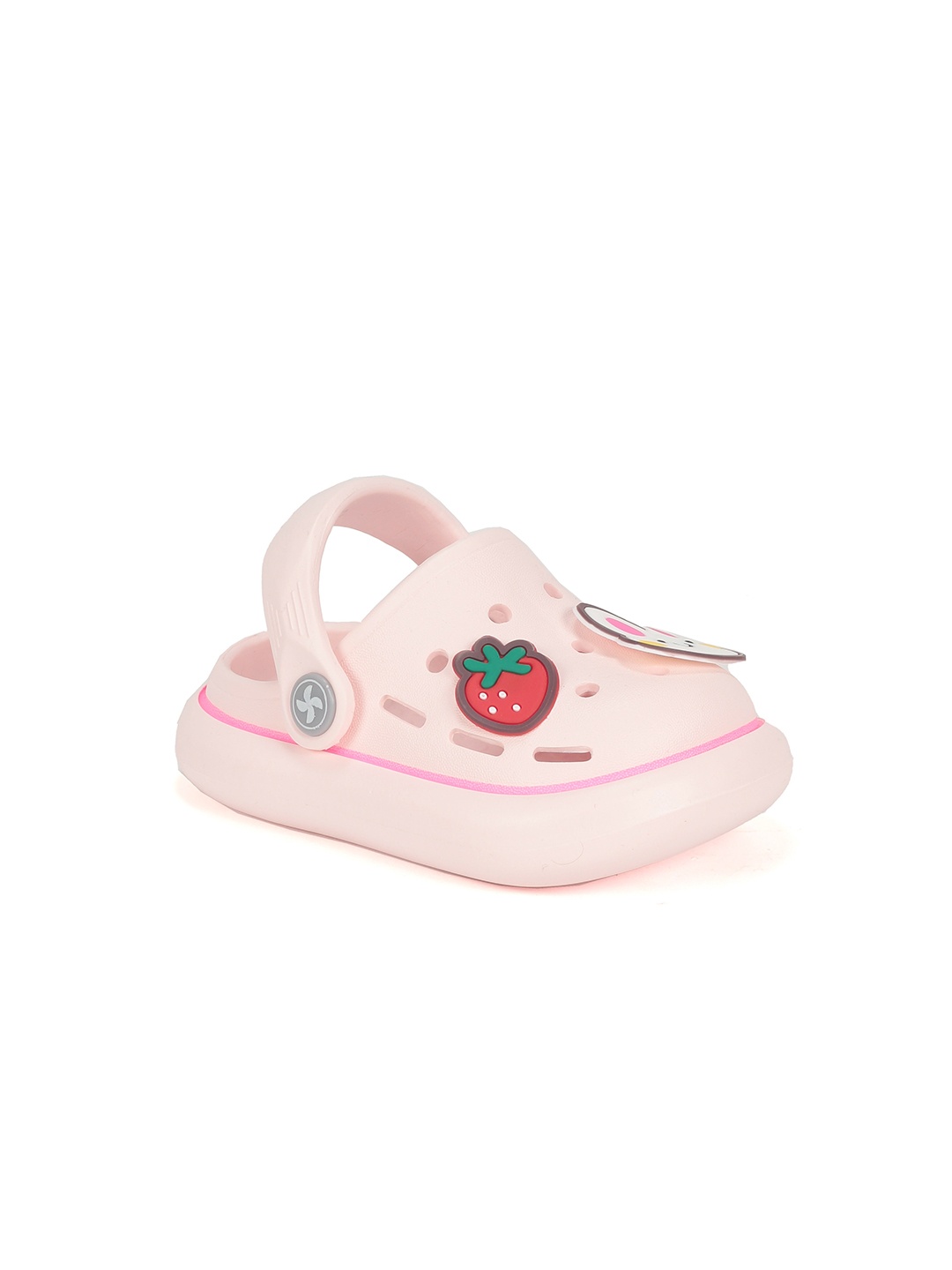 

Lil Lollipop Kids Applique Detail Anti-Slip Rubber Clogs, Pink
