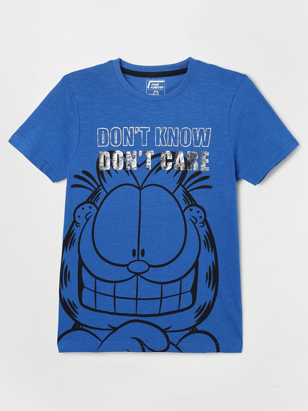 

Fame Forever by Lifestyle GARFIELD Printed T-shirt, Blue