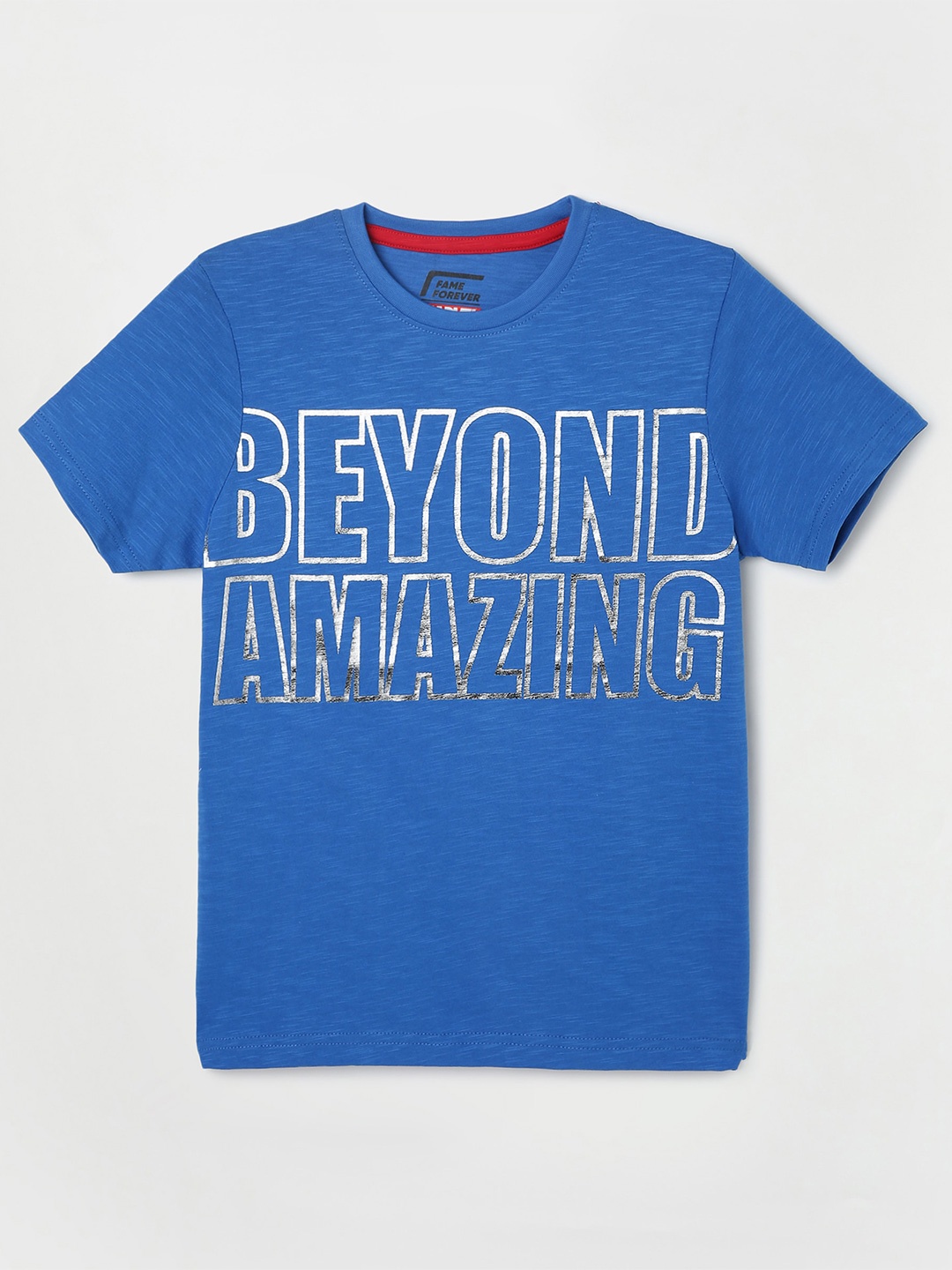 

Fame Forever by Lifestyle Boys Spider-Man Printed Cotton T-shirt, Blue