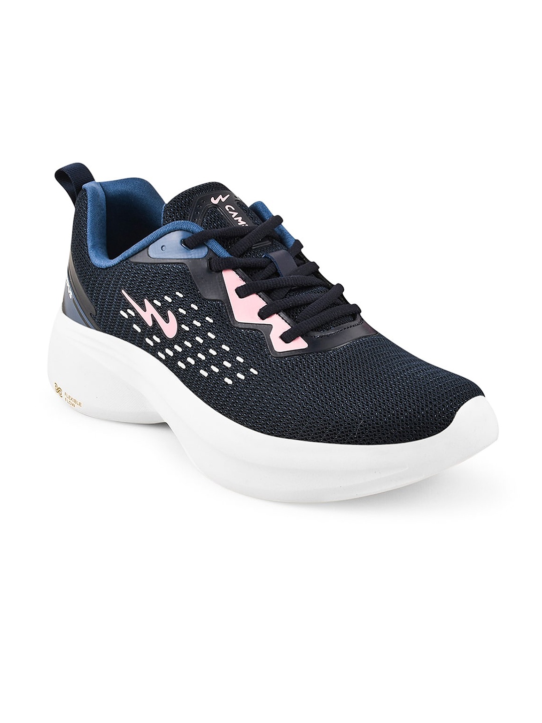 

Campus Women Mesh Running Sports Shoes, Navy blue