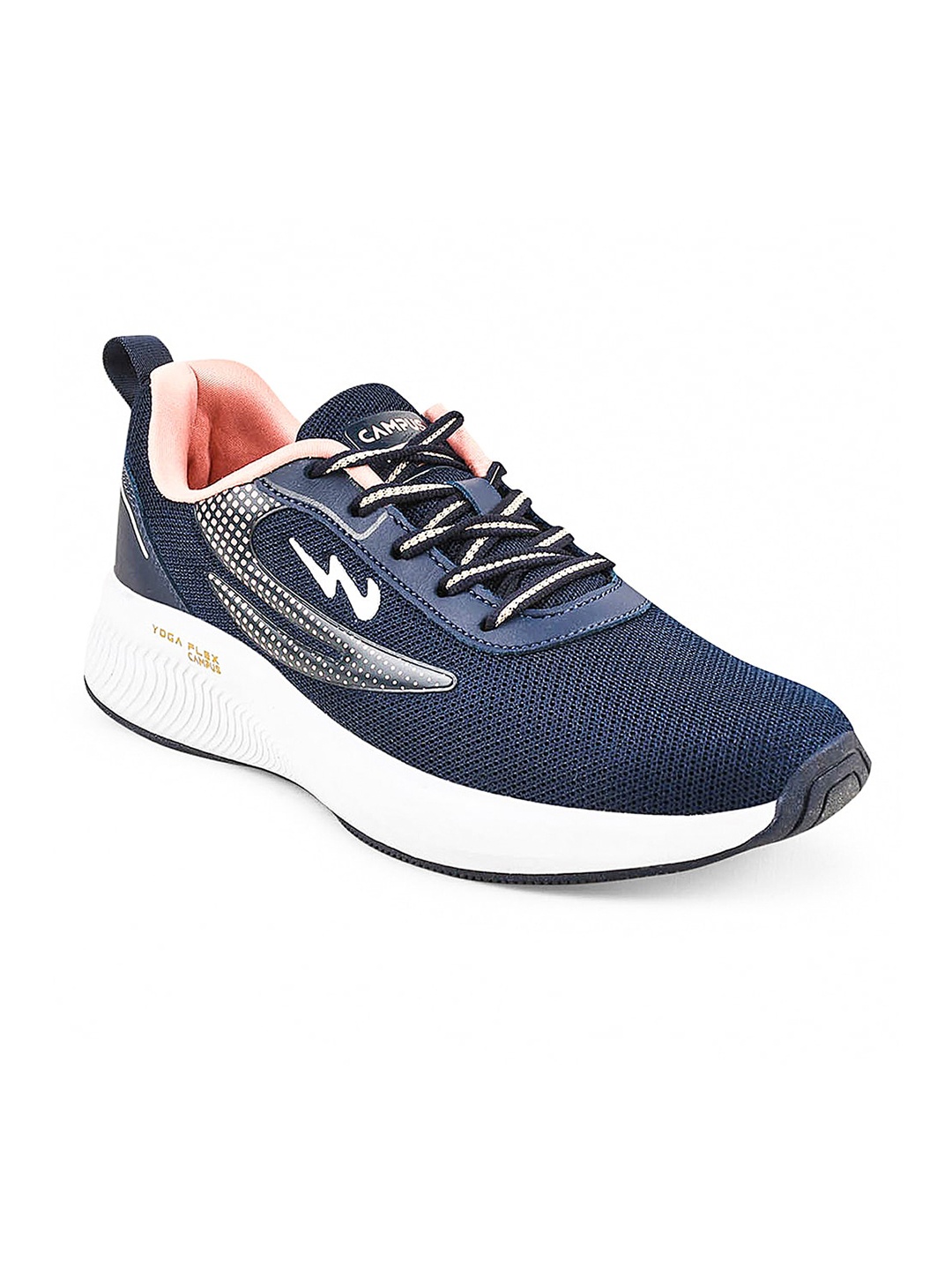 

Campus Women Mesh Running Sports Shoes, Navy blue