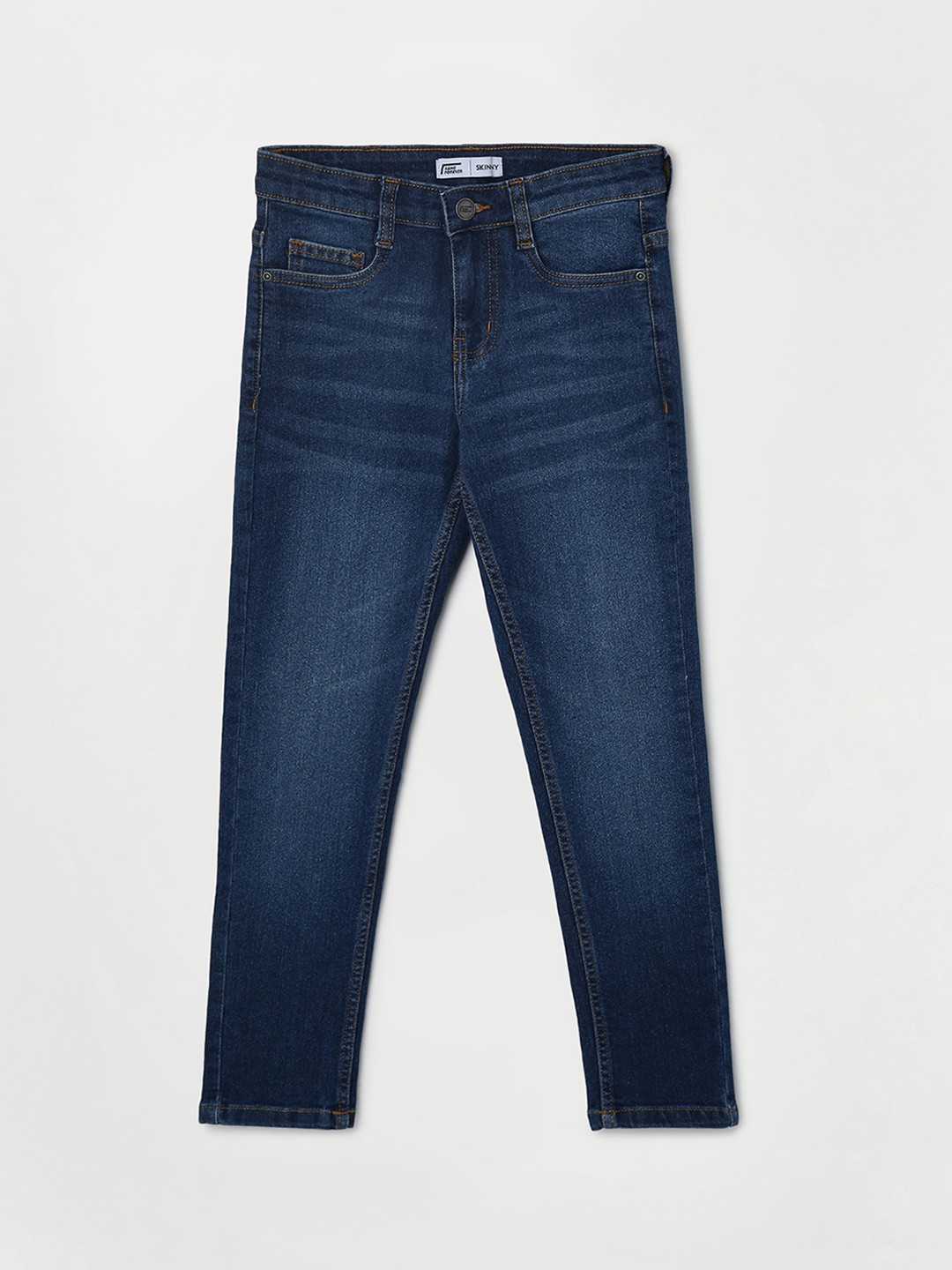 

Fame Forever by Lifestyle Boys Light Fade Stretchable Cotton Jeans, Blue