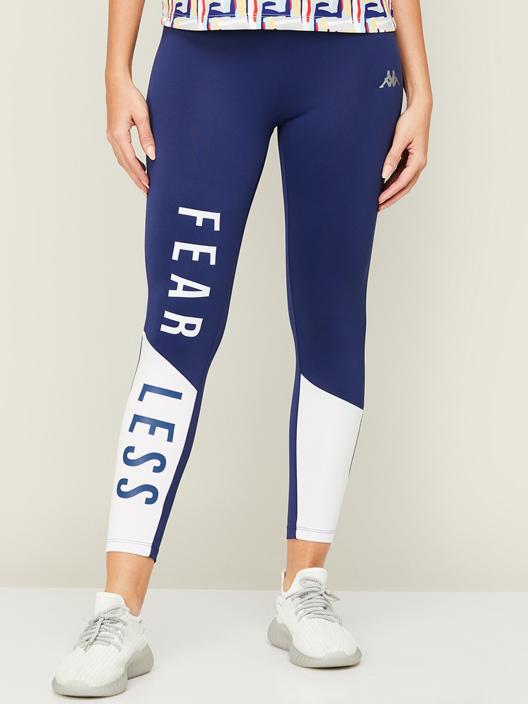 

Kappa Women Printed Training Tights, Blue