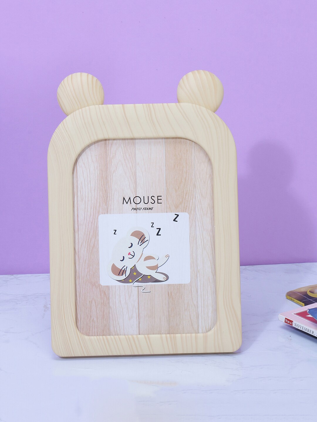 

A Vintage Affair- Home Decor Beige Mouse Photo Frames